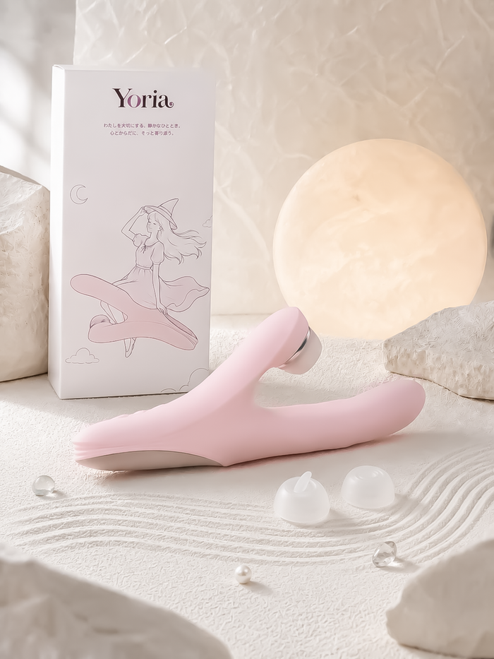 YORIA ユラ｜回転ヘッド付き振動バイブ